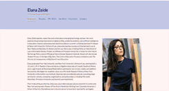 Desktop Screenshot of elanazeide.com